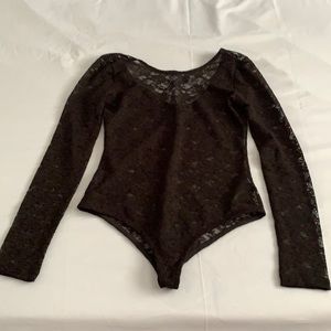 Black Lace body suit
